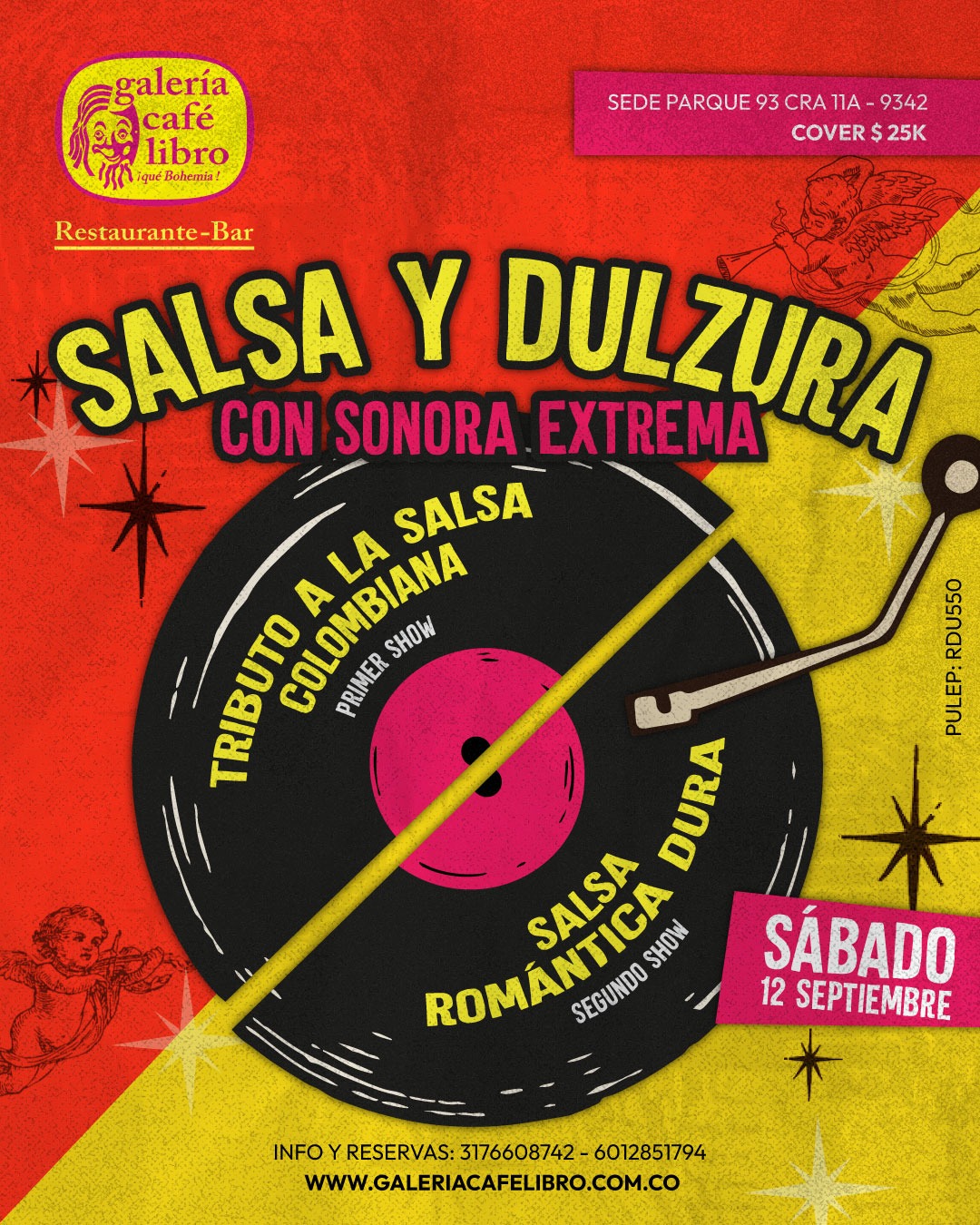 Evento - Galería Café Libro - Programación Sonora Extrema